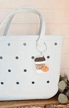 Load image into Gallery viewer, ghosts &amp; pumpkins pumpkin spice latte bag tag keychain ornament - 6