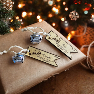 personalized christmas gift tags from santa - 0