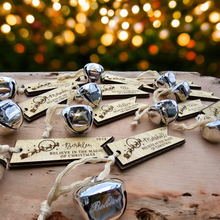 Load image into Gallery viewer, Believe in the Magic of Christmas Personalized Tag w/ Bell