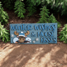 Load image into Gallery viewer, DIY Winter Wishes &amp; Moose Kisses Building A Snowman - File #17